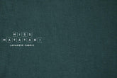 DEADSTOCK Japanese Fabric Shokunin Collection Orihimedaki Washed Linen - forest green - 50cm
